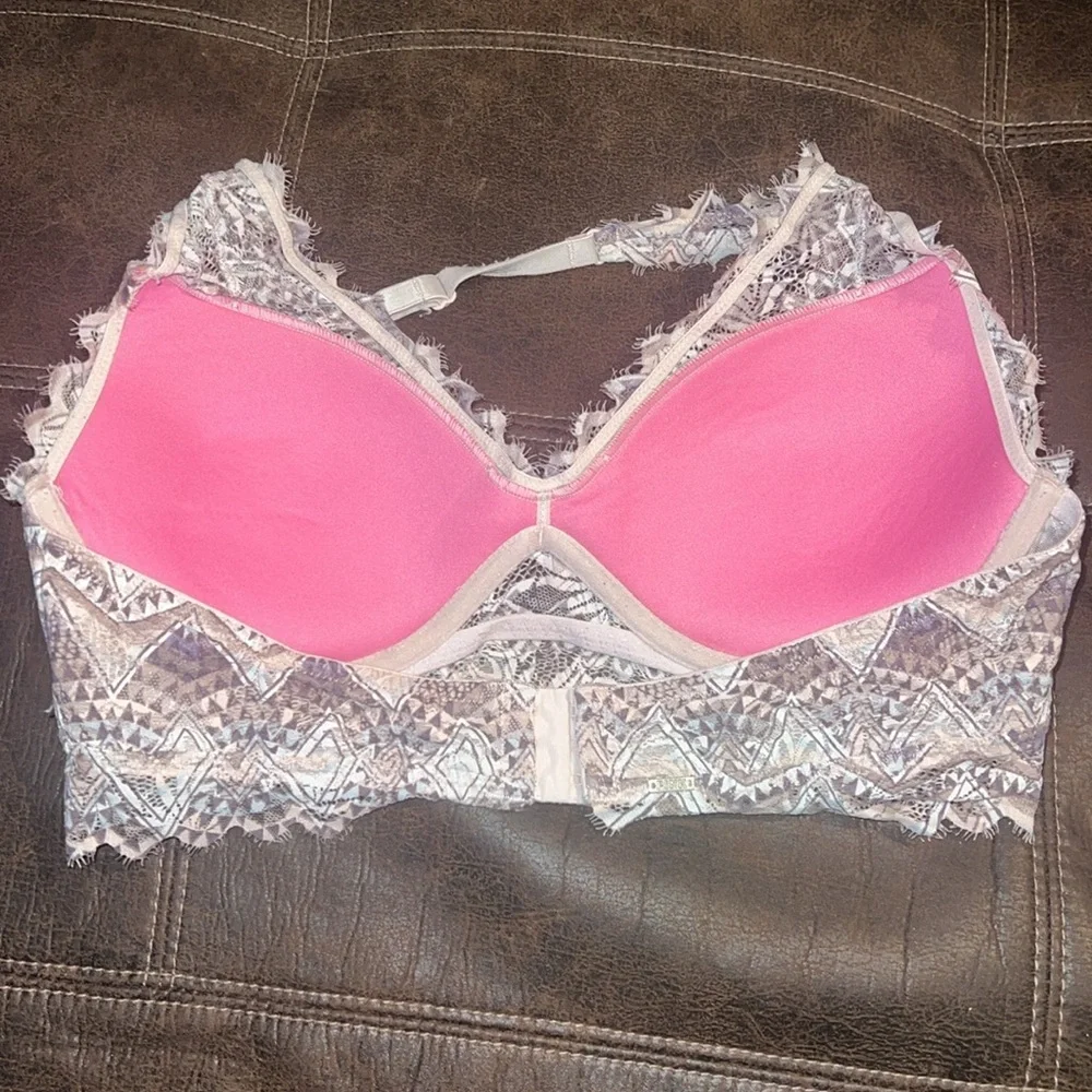 Victoria secret pink Boho Lace Halter Bralette - Picture 9 of 12